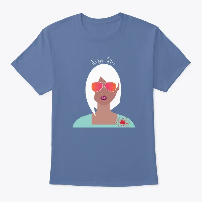 Best Happy Girl Tee